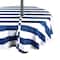 DII® 52" Nautical Blue Cabana Stripe Outdoor Tablecloth with Zipper